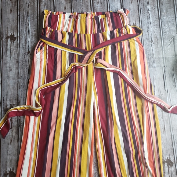 Indero Striped Flare Pants - Picture 3 of 6